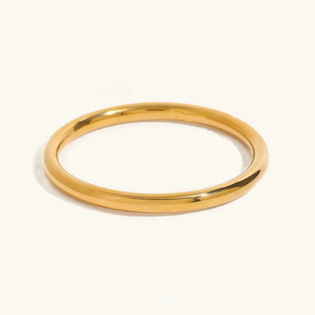 Lina Glatter Gold Armreif