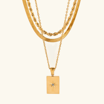 Raphaela Mehrlagige Gold Kette