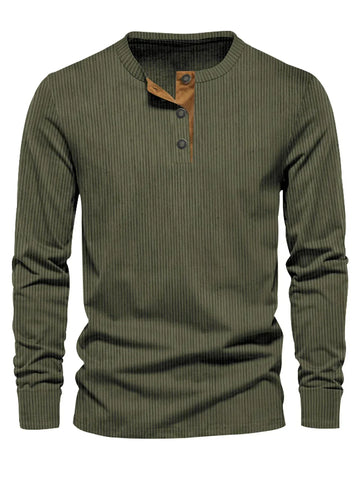 Klassisches Herren-Langarmshirt
