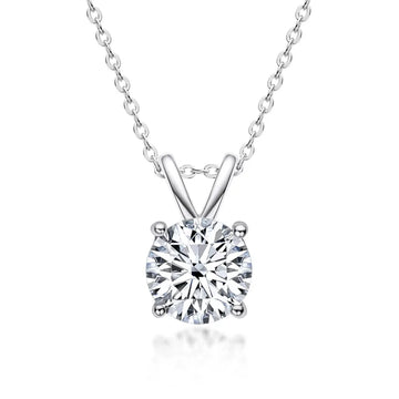 Exklusive Sterlingsilber-Kette mit Moissanit