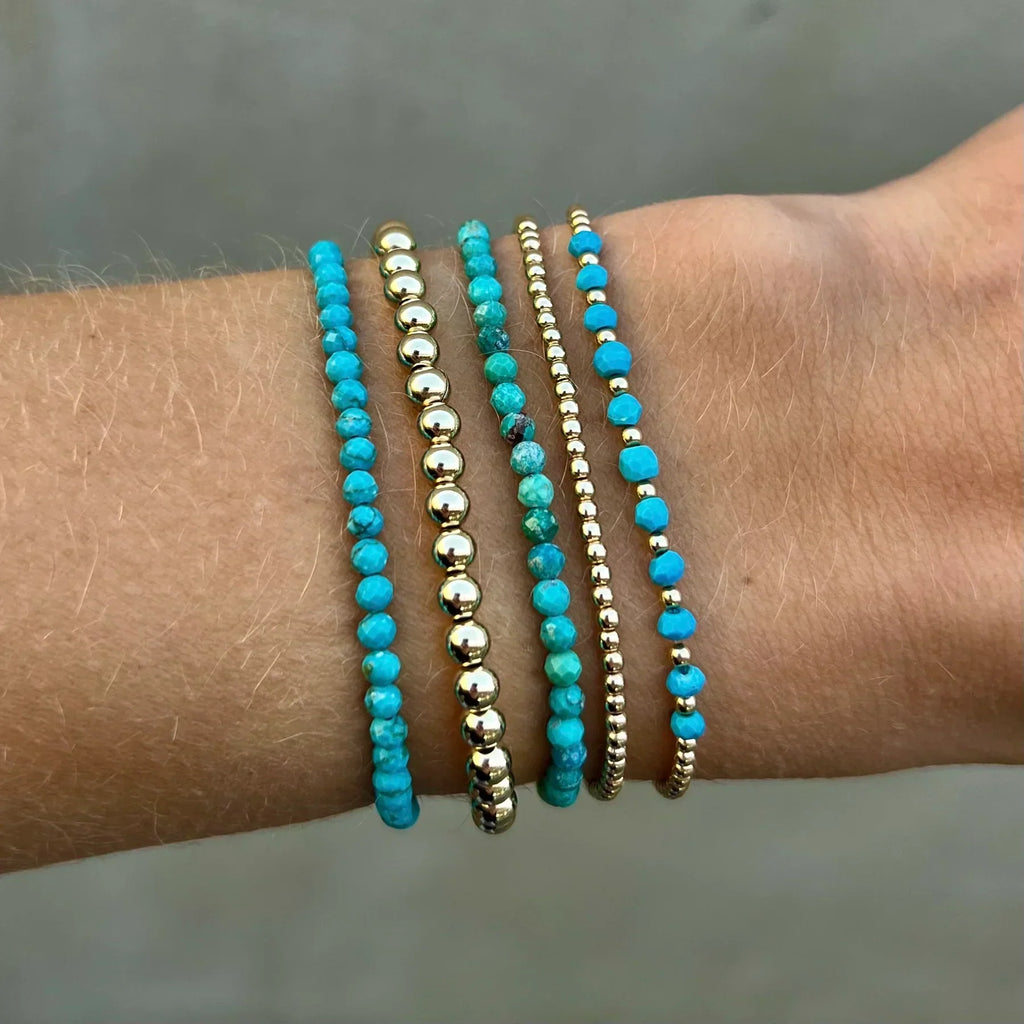 Erbstück Türkis-Perlenarmband