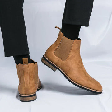 Chelsea-Stiefel aus Leder