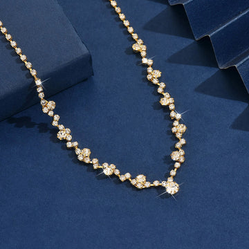 Elegante Hochzeitskette mit Diamanten