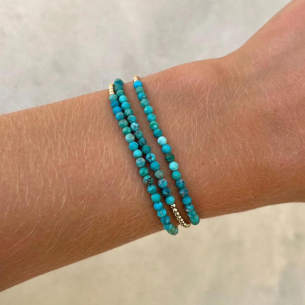 Erbstück Türkis-Perlenarmband