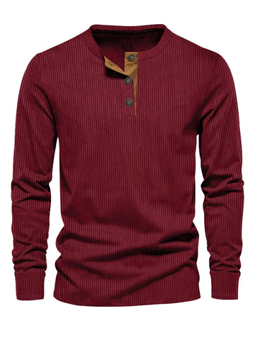 Klassisches Herren-Langarmshirt