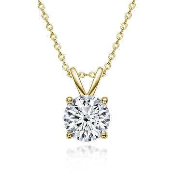 Exklusive Sterlingsilber-Kette mit Moissanit