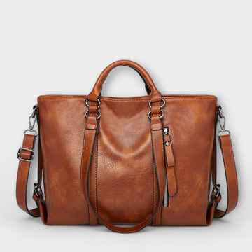 Olivia - Große Lederhandtasche
