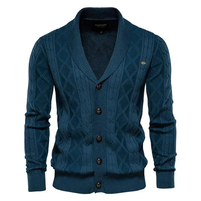 Waldemar | Herren Cardigan mit Knopfleiste