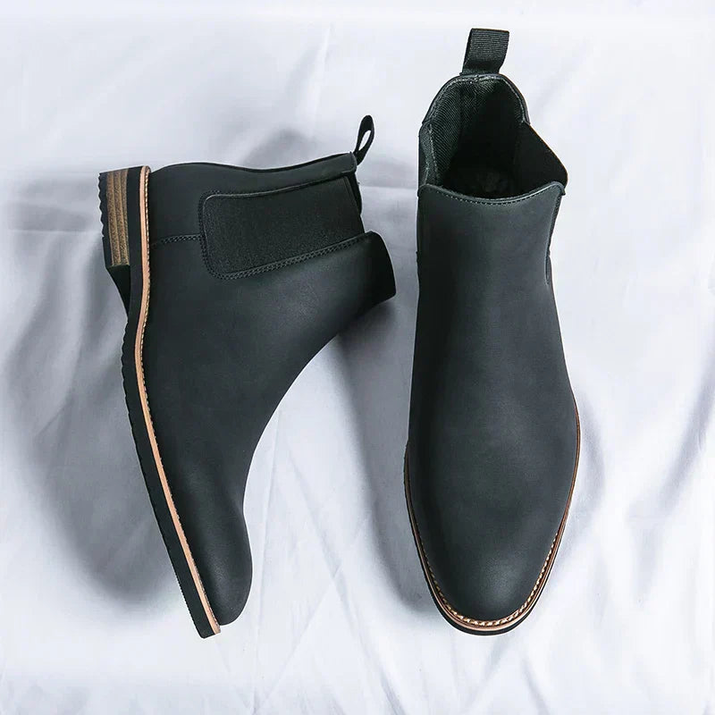 Chelsea-Stiefel aus Leder