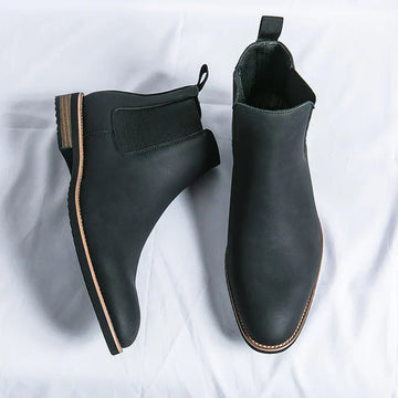Chelsea-Stiefel aus Leder