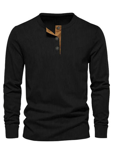 Klassisches Herren-Langarmshirt