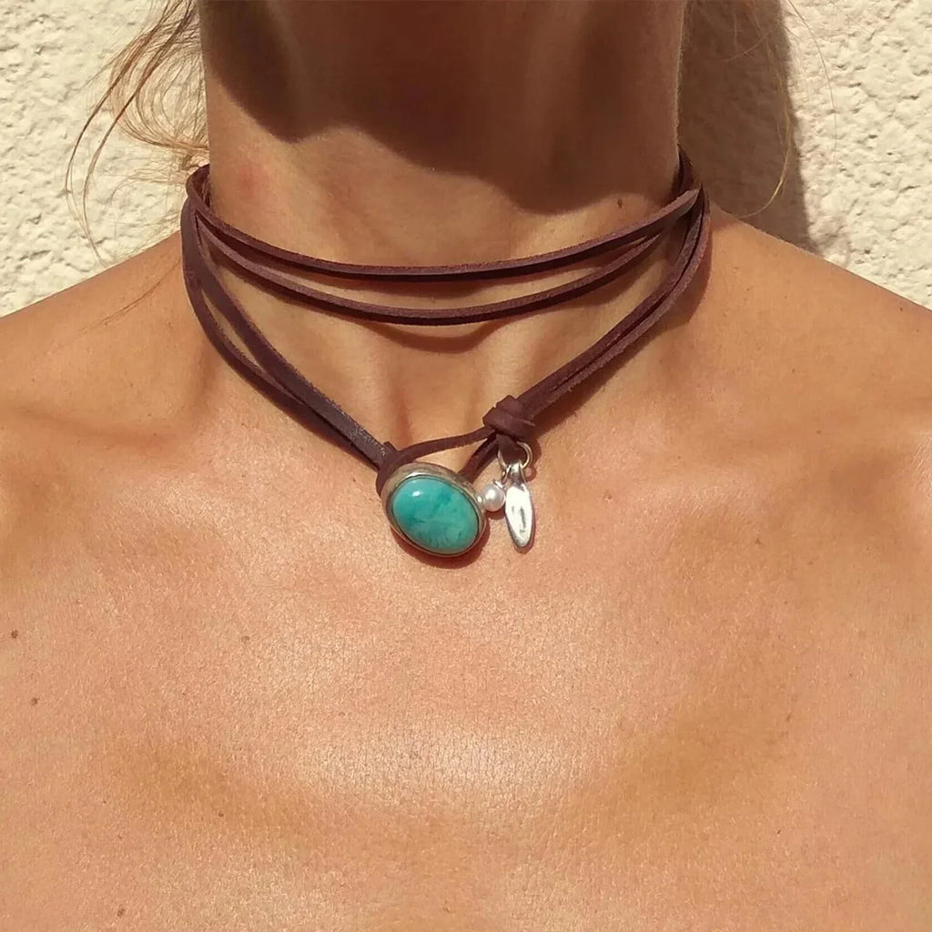 Mühelose Türkis-Edelsteinkette