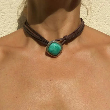 Mühelose Türkis-Edelsteinkette