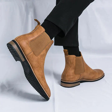 Chelsea-Stiefel aus Leder