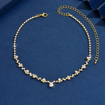 Elegante Hochzeitskette mit Diamanten