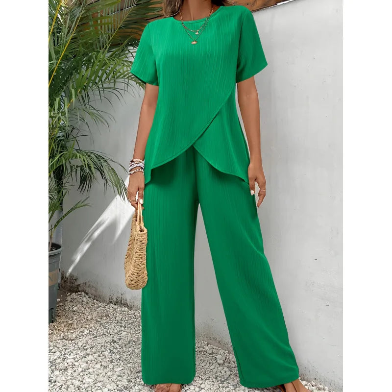Lorrina™ Elegantes Weiches Zweiteiliges Set