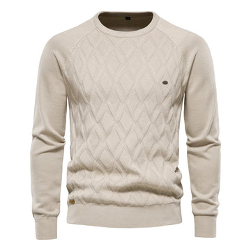 Theodor | Herrenpullover mit Rautenmuster