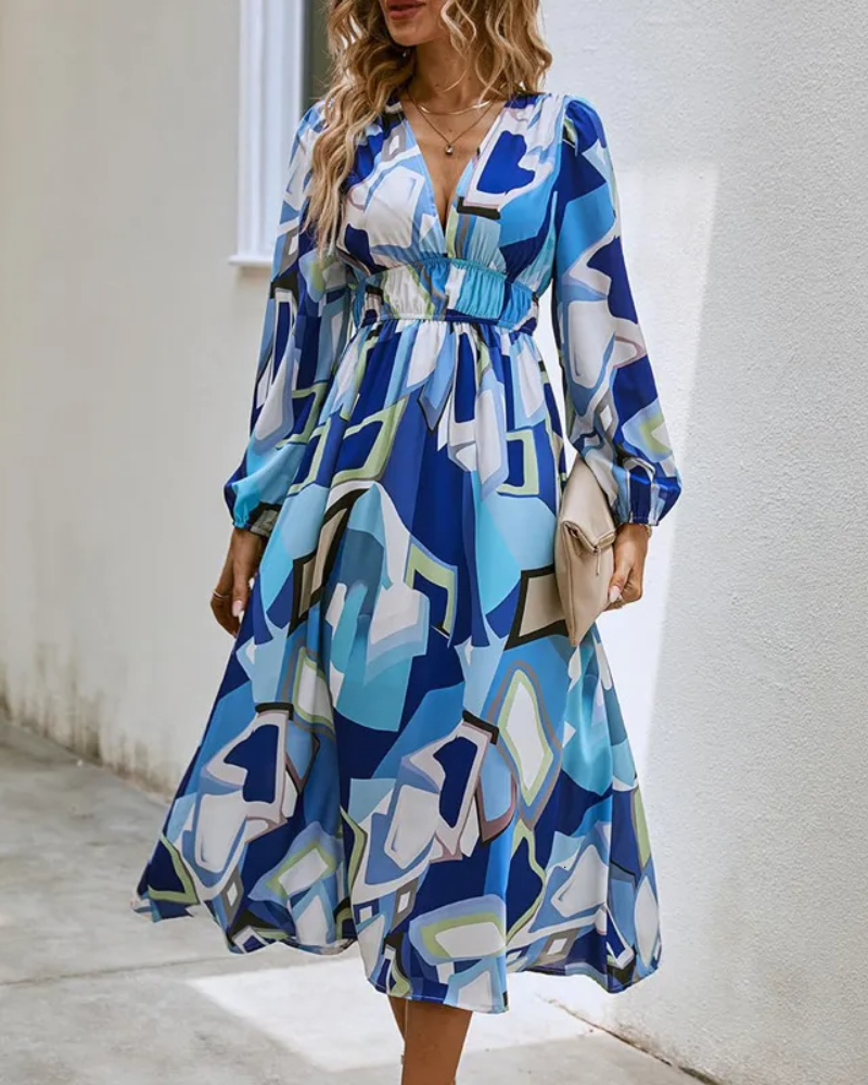 Celine | Damenkleid mit Blumenmuster