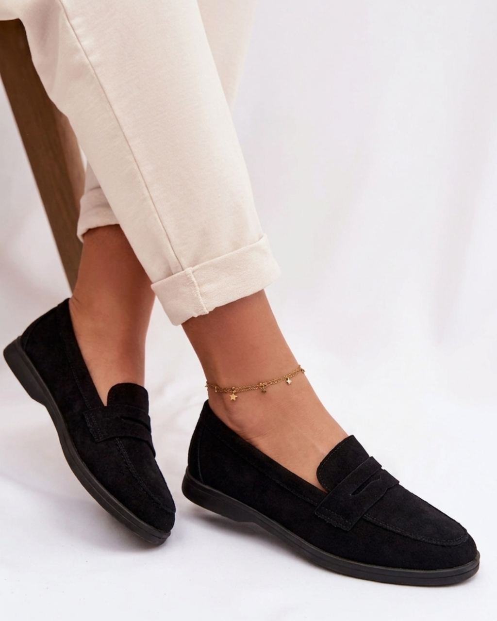 Viva Schwarz Loafer