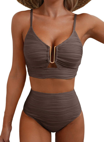 Luna – Push-Up Hochtaillen-Bikini