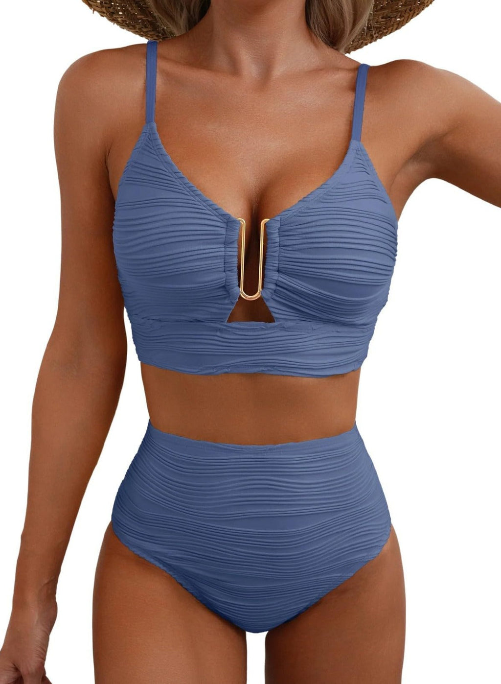 Luna – Push-Up Hochtaillen-Bikini