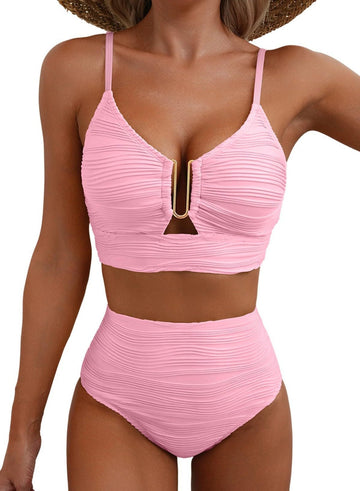 Luna – Push-Up Hochtaillen-Bikini
