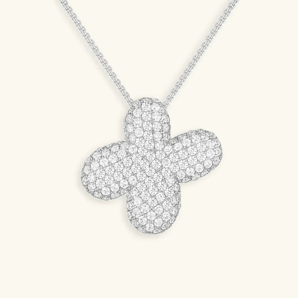 Initialen-Diamantkette mit Blasenschrift