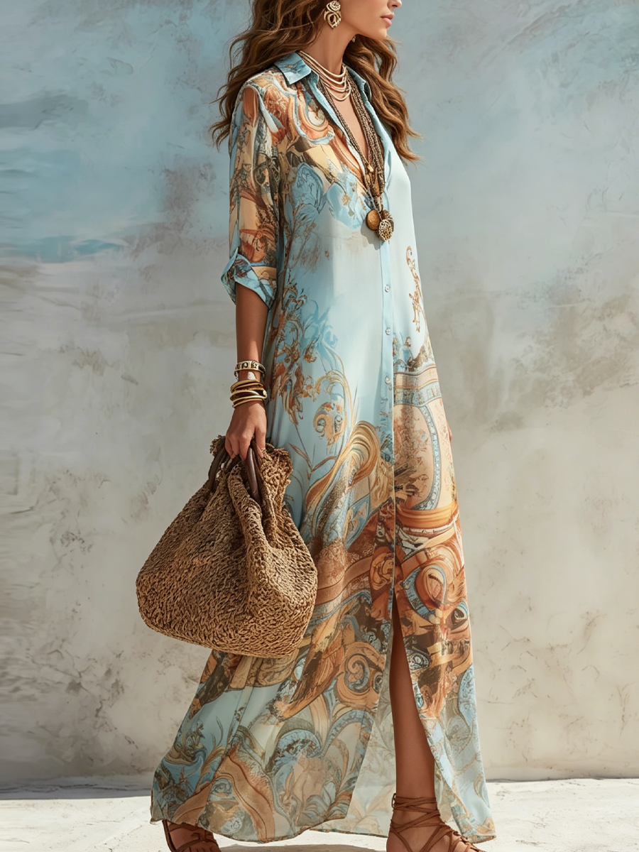 Serena | Hemdkleid Mediterraneo