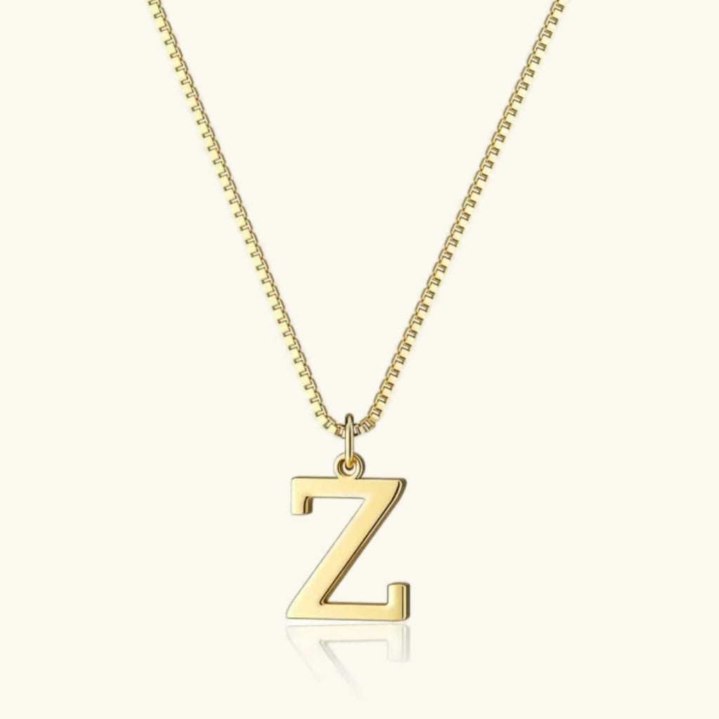 Therese Buchstaben Initial Gold Kette