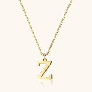 Therese Buchstaben Initial Gold Kette