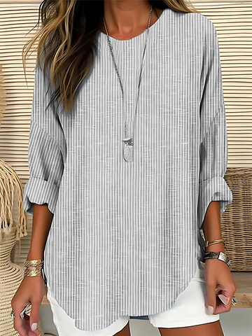 Rhea | Trendige gestreifte Bluse