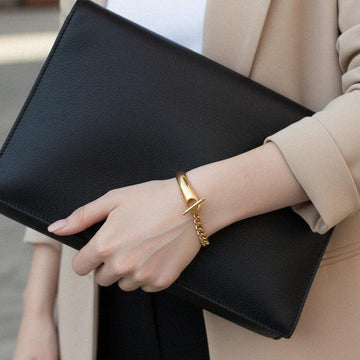 Myrna Ketten Gold Armreif