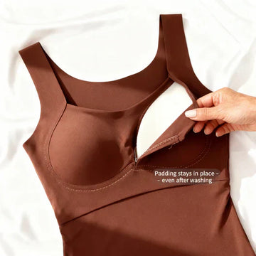 Roxanne | Tanktop mit integriertem Komfort-BH