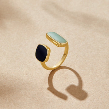 Aquamarin Wickelring