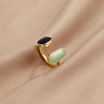 Aquamarin Wickelring