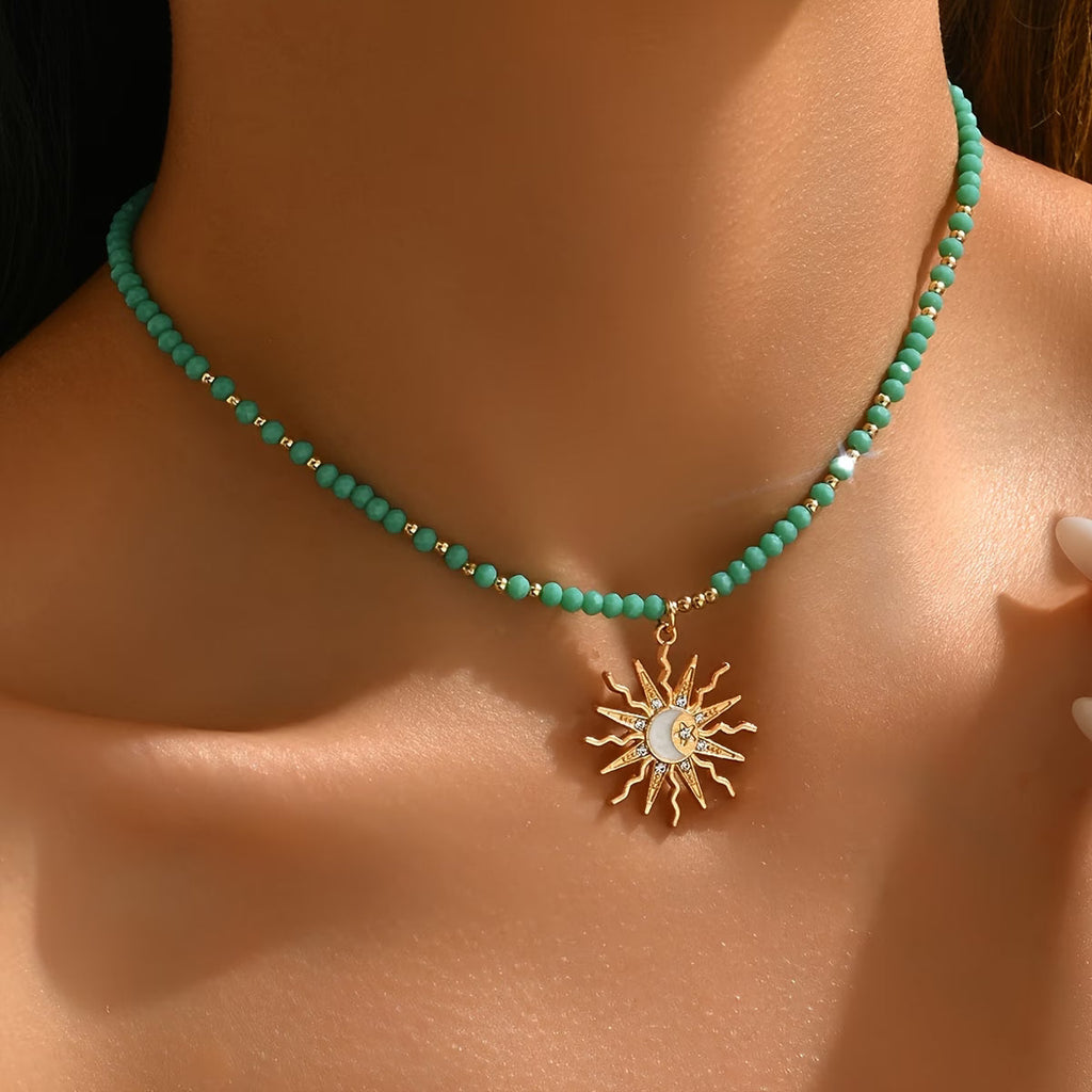 Türkis-Sonnenschein-Kette