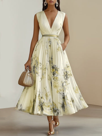 YVETE | Fließendes Wickelkleid