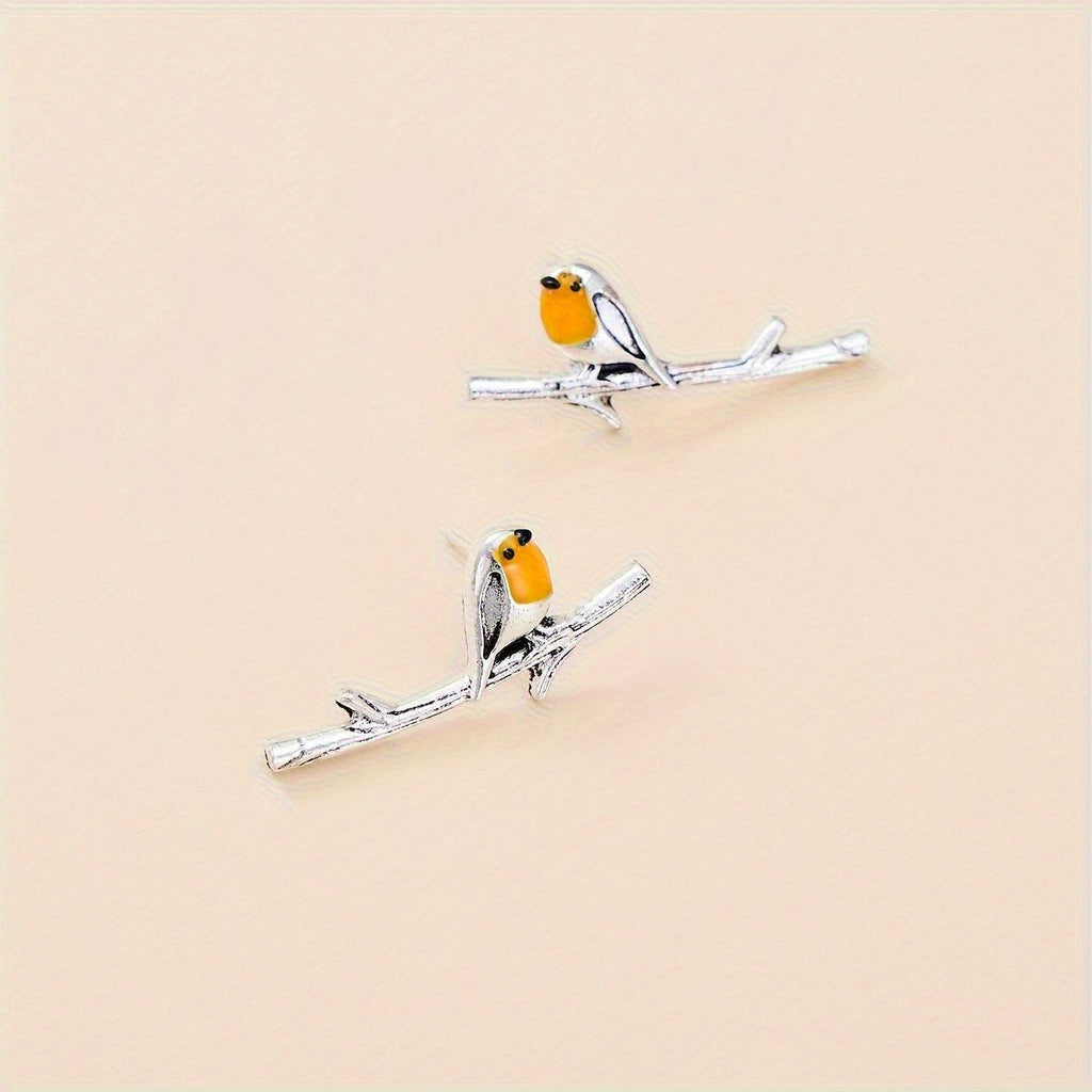 Cartoon Vogel-Ohrringe