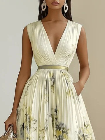 YVETE | Fließendes Wickelkleid