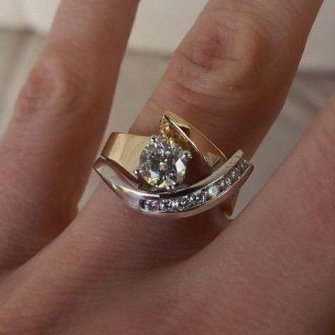 Goldener Fusion Ring™ – Freie Form & Glanz