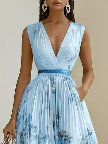 YVETE | Fließendes Wickelkleid