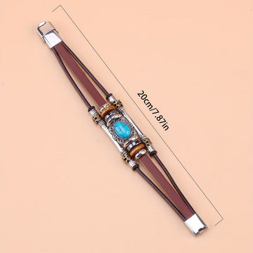 Vintage Türkis-Schnallenarmband