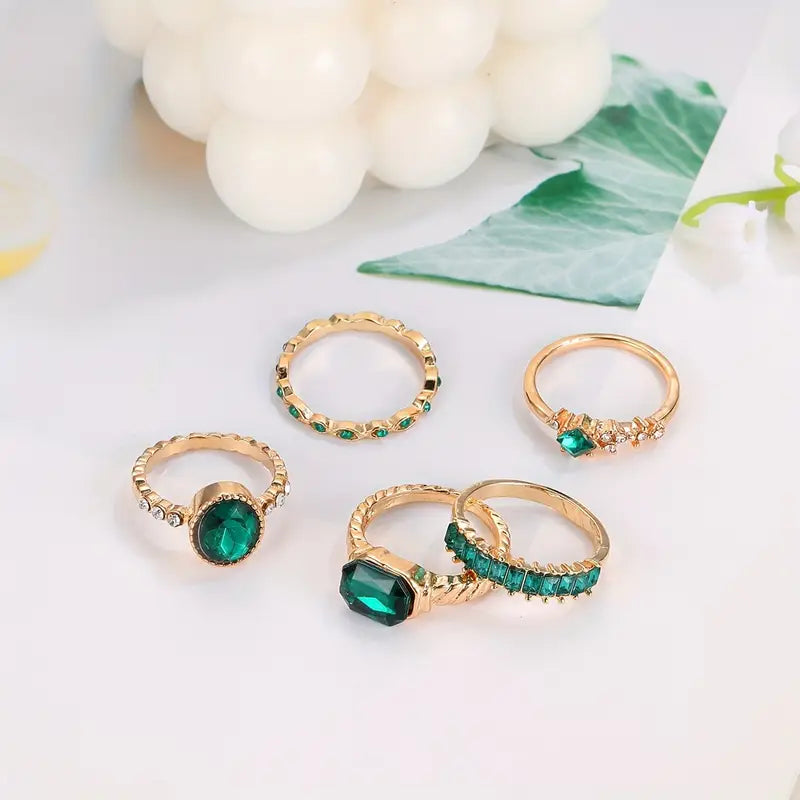 Ringset Smaragd Imperial