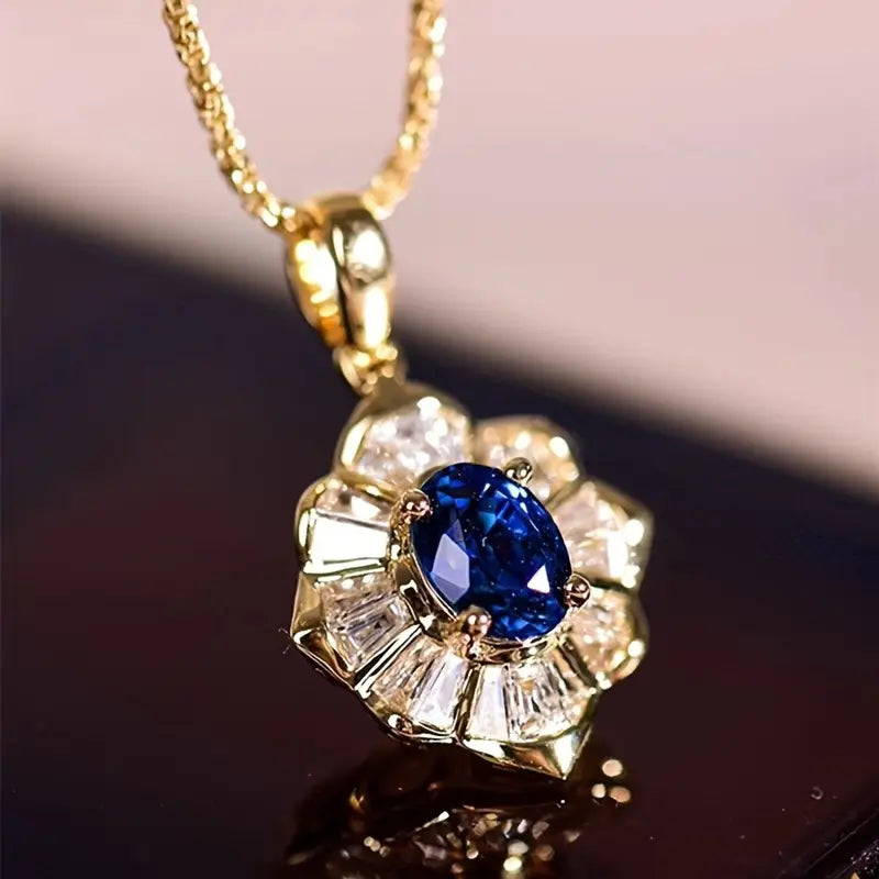 Goldkette Blaue Nacht
