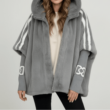Alessandra | Weiche Jacke mit Kapuze und Reißverschluss