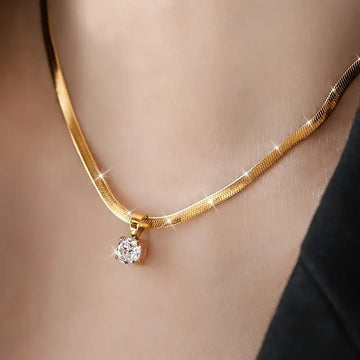 Elegante Halskette Valentina | Gold