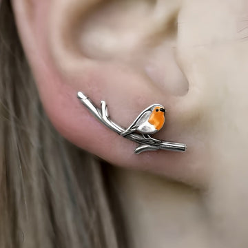 Cartoon Vogel-Ohrringe