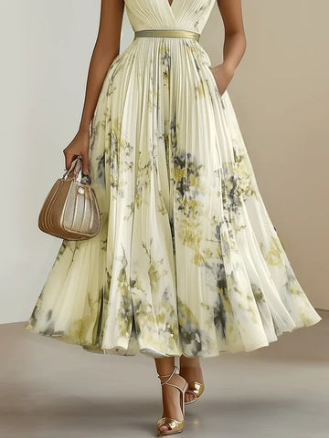 YVETE | Fließendes Wickelkleid