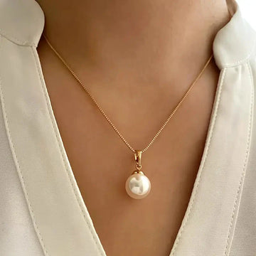 Elegantes Perlen-Halsketten-Set