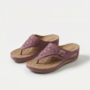 Élodie - Keil-Zehensandalen für Dame